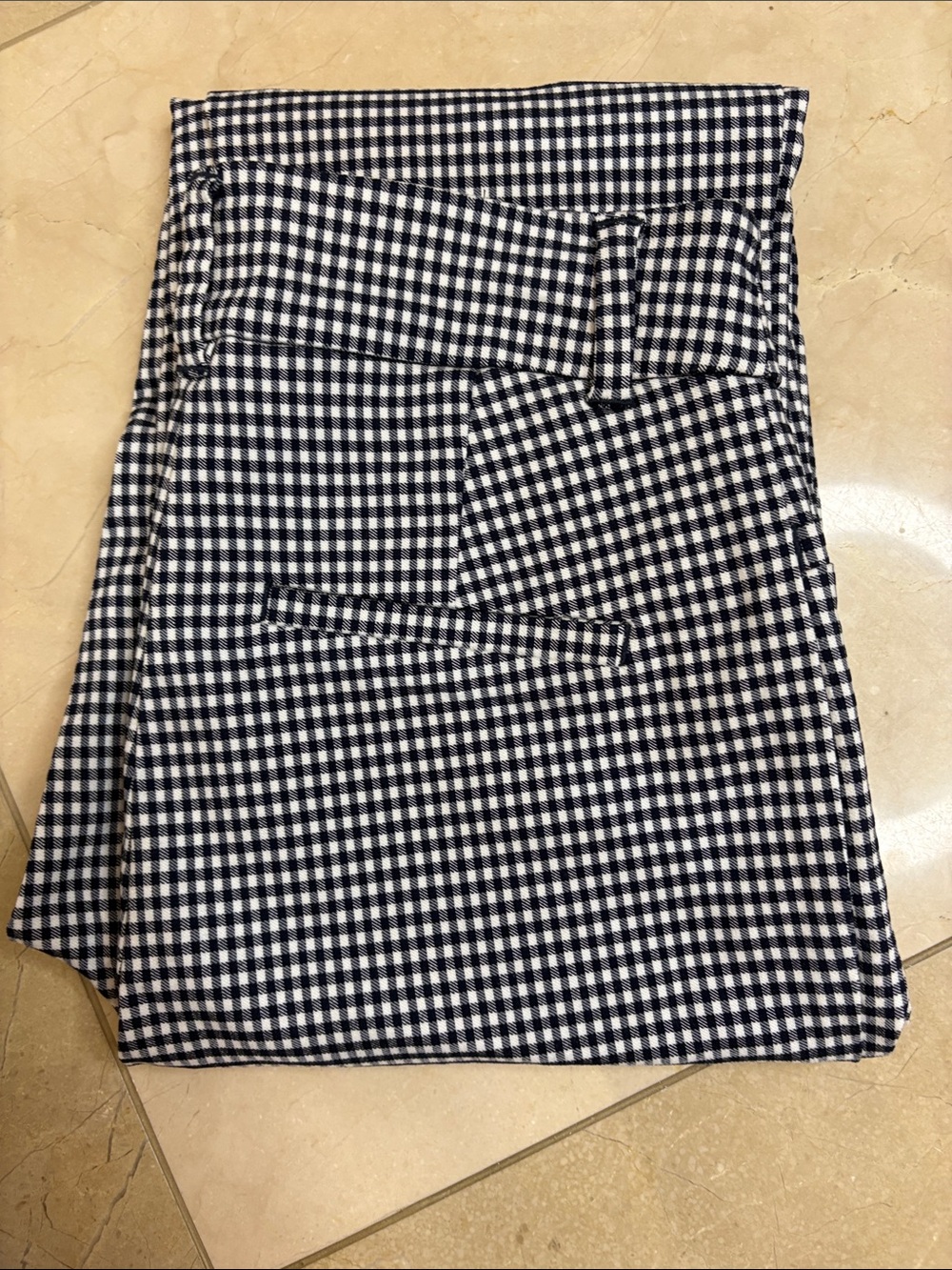 ⭐️ NWOT Reitmans The Iconic Black and White Gingham cropped Pants- size 6 - Picture 11 of 11